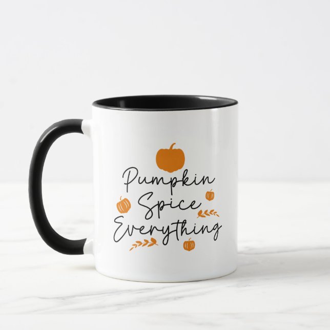 Pumpkin Spice Everything Mug (Left)
