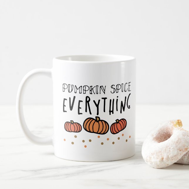 Pumpkin Spice Everything Mug (With Donut)