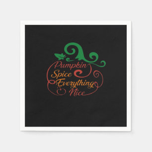 Pumpkin Spice Everything Nice Halloween Classic Napkin