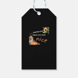 Pumpkin Spice & Everything Nice Halloween Viral De Gift Tags