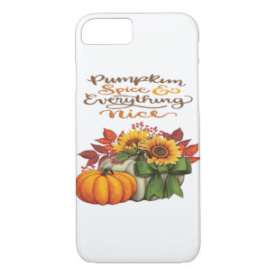Pumpkin Spice & Everything Nice Slogan Vibes Case-Mate iPhone Case