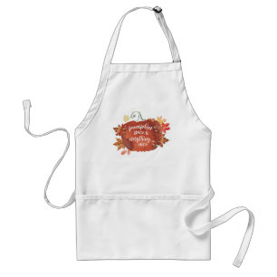 Pumpkin Spice & Everything Nice Thanksgiving Standard Apron