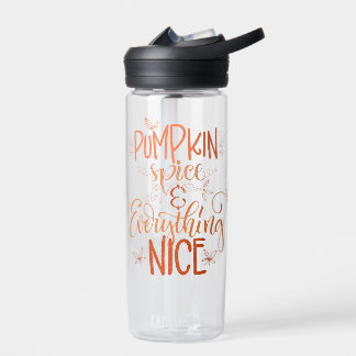 Pumpkin Spice & Everything Nice Water Bottle