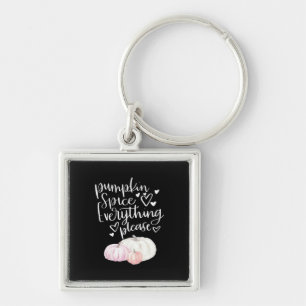 Pumpkin Spice Everything Sloth Halloween Key Ring