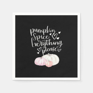 Pumpkin Spice Everything Sloth Halloween Napkin