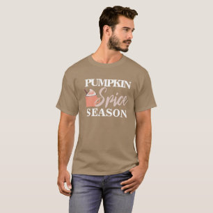 Pumpkin Spice Fall Mug Whip Cream T-Shirt