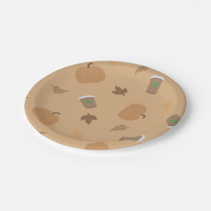 Pumpkin Spice/Fall Paper Plates