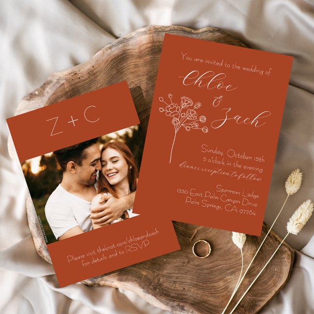 Pumpkin Spice Fall Wedding Invitation (Creator Uploaded)