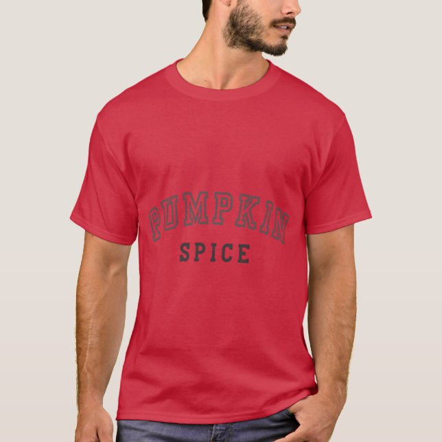 Pumpkin Spice Flavour Oversized T-Shirt (Front)