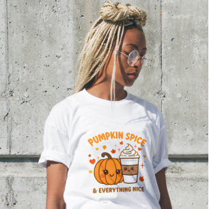 pumpkin spice Funny Cute Halloween Womens Tshirts