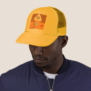 Pumpkin Spice Halloween Trucker Hat