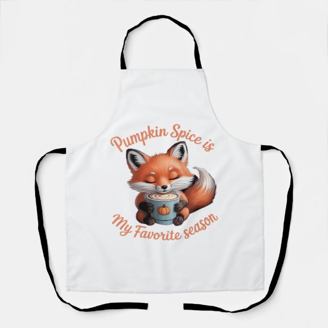 Pumpkin Spice Is My Favourite Season Fall Classic  Apron (Front)