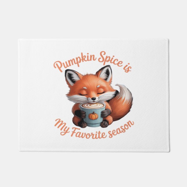 Pumpkin Spice Is My Favourite Season Fall Classic  Doormat (Front)