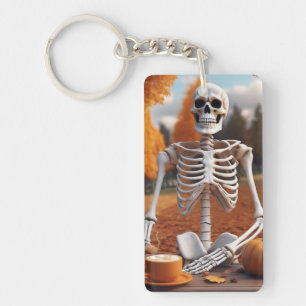 Pumpkin spice key ring