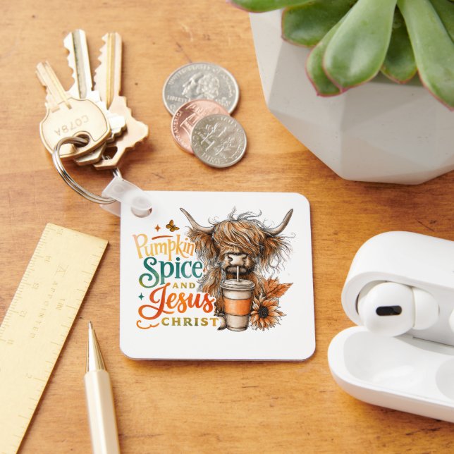 Pumpkin Spice....  Key Ring (Desk)