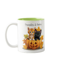 Pumpkin & Spice Kittens Jack-o-Lantern Mug