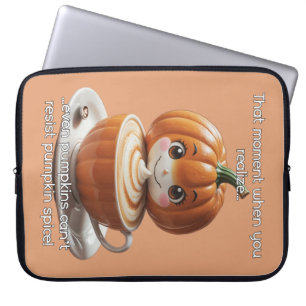 Pumpkin Spice Laptop Sleeve