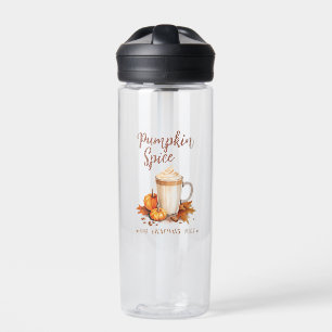 Pumpkin Spice – Latte & Autumn Foliage Water Bottle