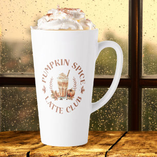 Pumpkin Spice Latte Club Fall Autumn Mug