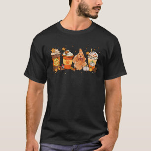Pumpkin Spice Latte Cocker Spaniel Fall Autumn Tha T-Shirt