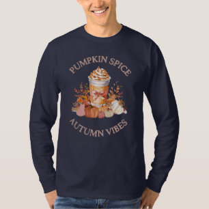 Pumpkin Spice Latte Cosy Autumn Fall pumpkin Seaso T-Shirt