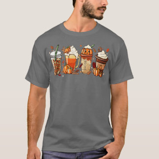 Pumpkin Spice Latte Fall Coffee Pumpkin SpiceThank T-Shirt