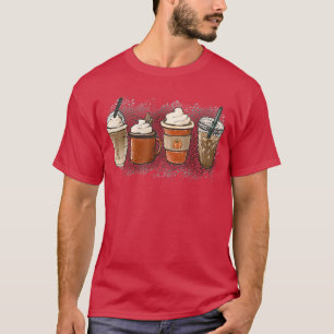 Pumpkin Spice Latte Fall Coffee Warm Cosy Autumn S T-Shirt
