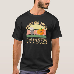Pumpkin Spice Latte Obsessed Fall Autumn Thanksgiv T-Shirt