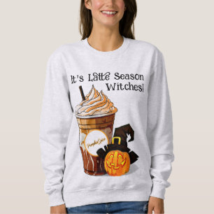 Pumpkin Spice Latte   Witch   Women's   Sweatshirt