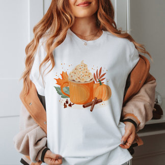 Pumpkin Spice Latte Womens Tshirts