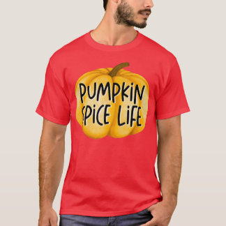 Pumpkin Spice Life Fall Autumn Cottagecore Coffee  T-Shirt