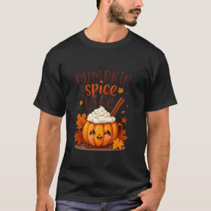 Pumpkin Spice Life Fall Costume Funny 2024 Hallowe T-Shirt