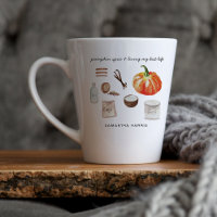 Pumpkin Spice Lover | Monogram Latte Mug