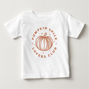 Pumpkin Spice Lovers Club Baby T-Shirt