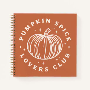 Pumpkin Spice Lovers Club Notebook