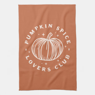 Pumpkin Spice Lovers Club Tea Towel