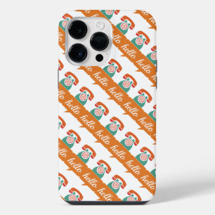 Pumpkin Spice Mint Delight Retro Telephone Hello iPhone 14 Pro Max Case