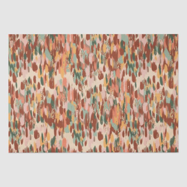 Pumpkin Spice Pattern Tissue Paper (Front)