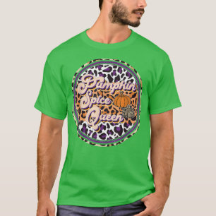 Pumpkin Spice Queen Funny Autumn Funny Halloween L T-Shirt