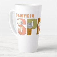 Pumpkin Spice Seasonal Words Logo Art