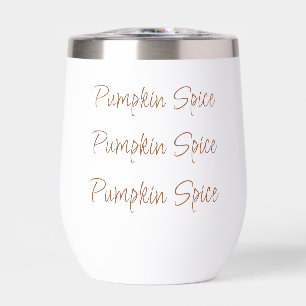 Pumpkin Spice Simple Stylish Script Typography