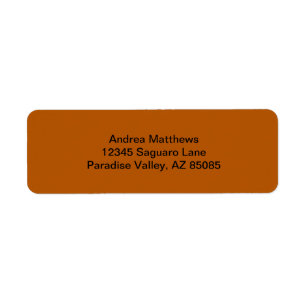 Pumpkin Spice Solid Colour
