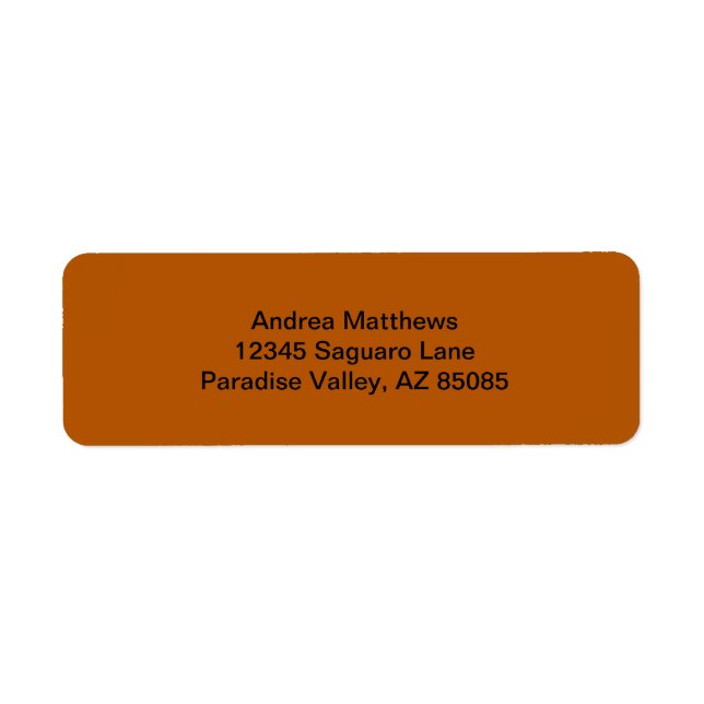 Pumpkin Spice Solid Colour (Front)