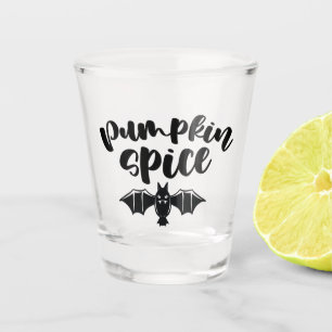 Pumpkin Spice - Spooky Halloween Bat Shot Glass