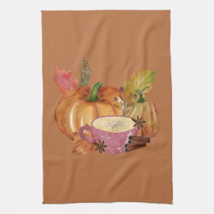 Pumpkin Spice Tea Towel