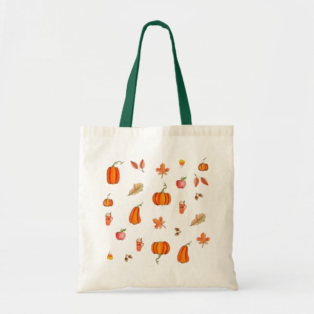 Pumpkin Spice Tote Bag (Front)