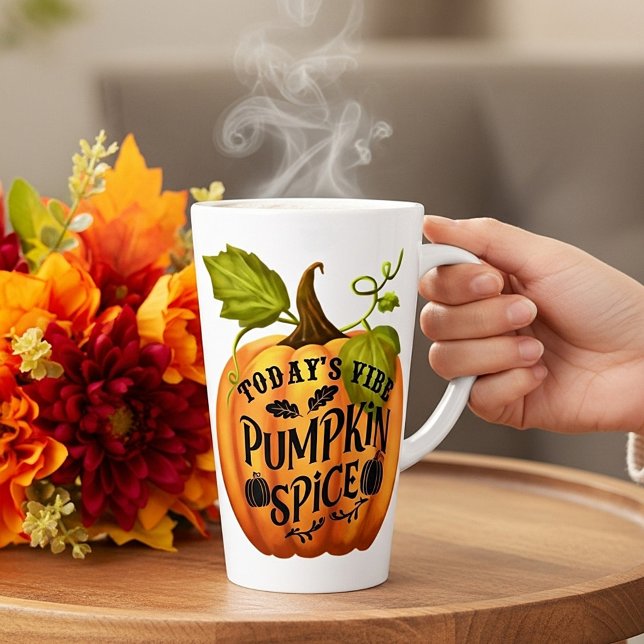 Pumpkin spice vibe latte mug (Creator Uploaded)