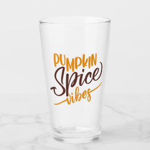 Pumpkin Spice Vibes Glass