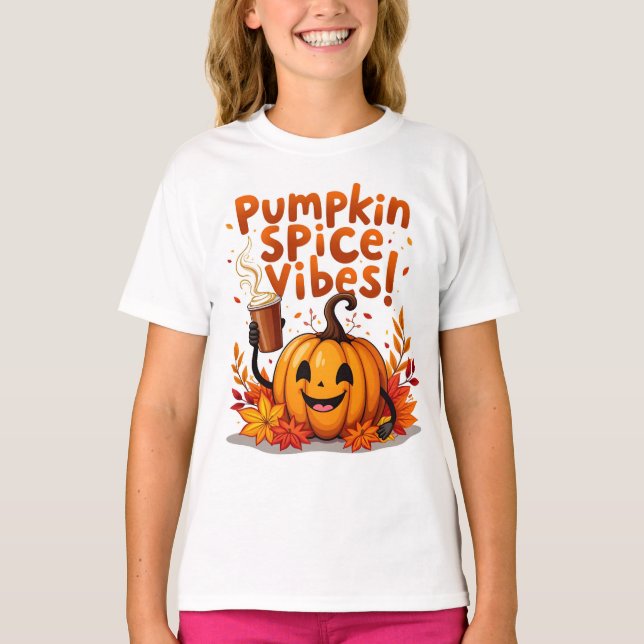 Pumpkin spice vibes T-Shirt (Front)