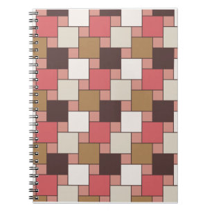 Pumpkin Spice Weave Pattern Notebook